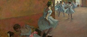 Merdivenden Çıkan Dansçılar, c.1886-88 by Edgar Degas